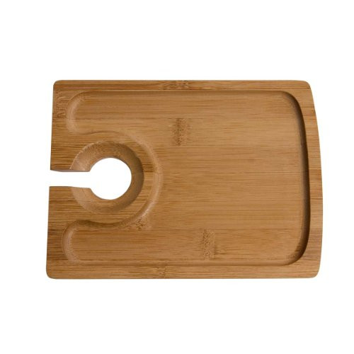 Oenophilia Bamboo Hors d' Oeuvres Plate