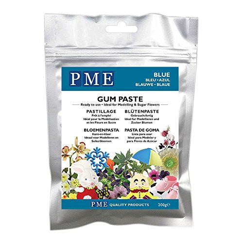 PME Cake Icing Sugar Modelling Sugarpaste Gum Paste Decoration Blue 200g _7oz_