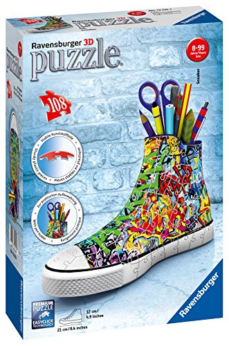 Ravensburger Sneaker Graffiti Style Jigsaw Puzzle (108 Piece), Multicolor