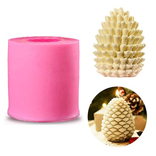 oceaneshop 3D Pine Cone Silicone Mold_ Pine Cone Candle Mold Soap Mold_ DIY Crafts_ Used to Make Scented Candle Beeswax Mold Chocolate and Candy Mold oceaneshop 3D Pine Cone Silicone Mold_ Pine Cone Candle Mold Soap Mold_ DIY Crafts_ Used to Make Scented Candle Beeswax Mold Chocolate and Candy Mold