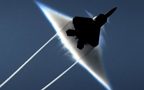 Military Lockheed Martin F_22 Raptor Fighter _ 8X10 Photo