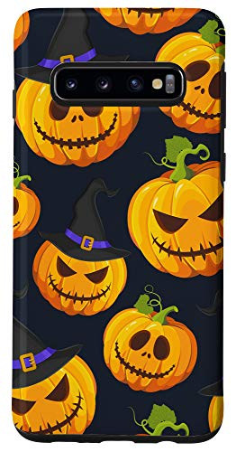 Galaxy S10 Witch Pumpkin Jack O Lantern Spooky Cute Halloween Gift Case