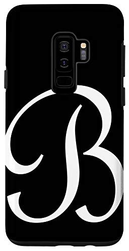 Galaxy S9 Plus  B Initial Letter Personalized Family Last Name Monogram Case