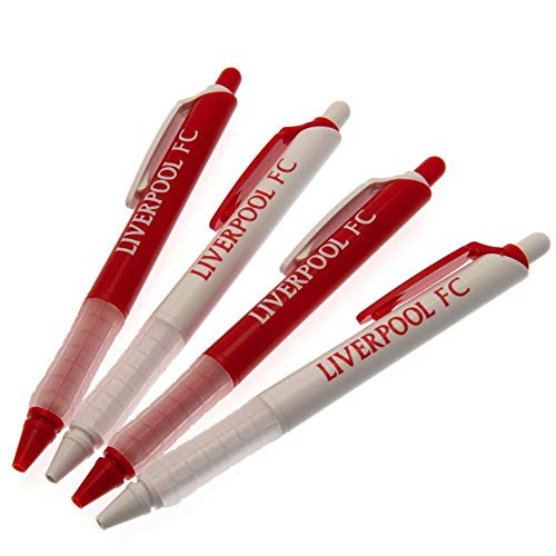 Liverpool FC Pen Set _Pack Of 4_ _One Size_ _Red White_