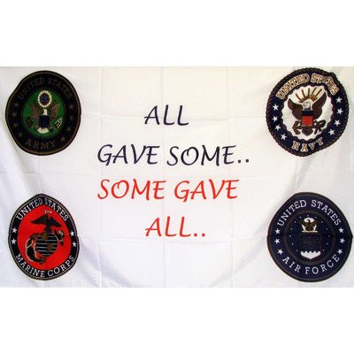 NEOPlex All Gave Some Some Gave All Traditional Flag