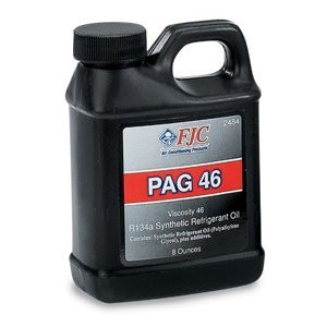 One Bottle 8oz Refrigerant Oil FJC PAG 46 A C R134a Oil