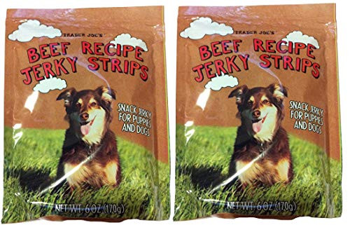 Trader Joe's Beef Recipe Jerky Strips 6 Oz. Bag_ _2 Pack_