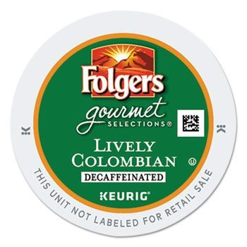 Folgers Lively Colombian Decaf K-Cups 24ct Box