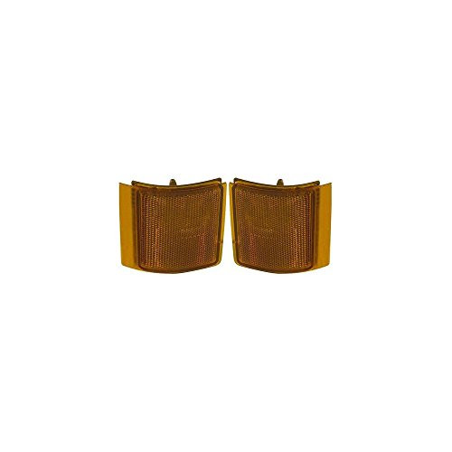 Side Marker compatible with GMC C K Full Size P U 94_02 Front Lower Lens and Housing Right and Left Side