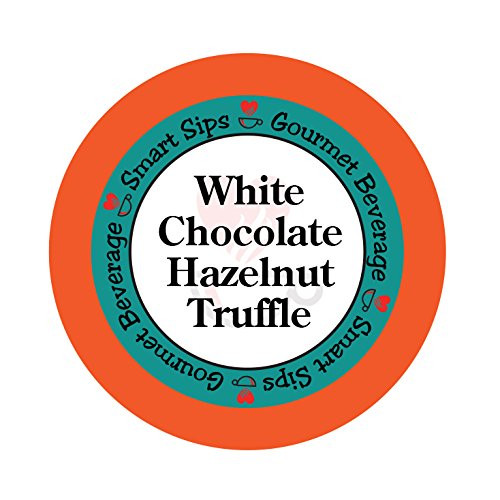 Smart Sips_ White Chocolate Hazelnut Truffle Flavored Coffee_ 24 Count_ Single Serve Cups for Keurig K_cup Brewers