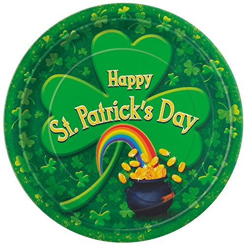 Pot O' Gold Saint Patrick's Day Dinner Plates_ 8ct