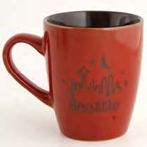 SM Seattle Coffee Mug Reactive Red Glaze 11oz STMUGOLA With Exclusive Seattle Magnet