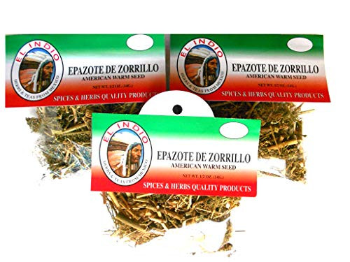 Epazote de Zorrillo _American Warm Seed_ Net Wt 1 2oz _14gr_ 3_Pack