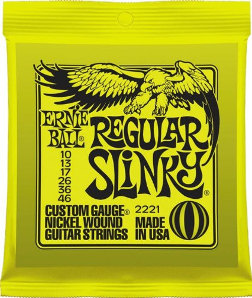 Ernie Ball 2221 Regular Slinky Electric Guitar Strings _10_46__ 3 Packs Ernie Ball 2221 Regular Slinky Electric Guitar Strings _10_46__ 3 Packs