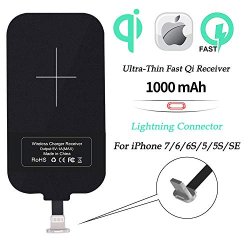 Nillkin Wireless Charging Receiver for iPhone 7 iPhone 6 iPhone 5_ 5W Qi Receiver Ultra Thin Universal Charging Receiver for Inductive Wireless Charging Pad for iPhone 7 6 6S SE 5 5s 5c Black Nillkin Wireless Charging Receiver for iPhone 7 iPhone 6 iPhone 5_ 5W Qi Receiver Ultra Thin Universal Charging Receiver for Inductive Wireless Charging Pad for iPhone 7 6 6S SE 5 5s 5c Black