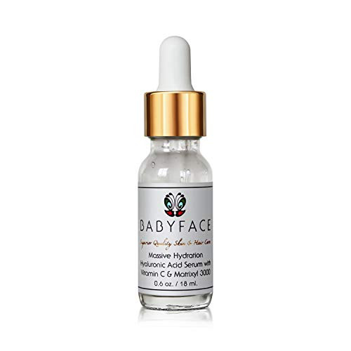 Babyface Original Massive Hydration Hyaluronic Acid Serum with Vitamin C  and  Matrixyl 3000