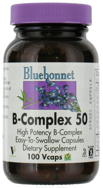 Bluebonnet _ B_Complex 50 _ 100 Veg Caps Bluebonnet _ B_Complex 50 _ 100 Veg Caps