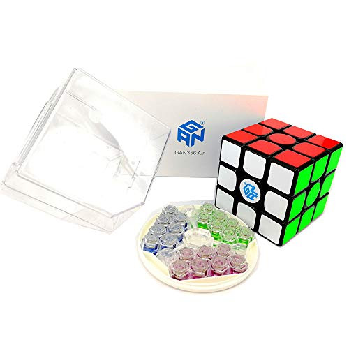CuberSpeed Gans 356 Air (Master) 3x3 Black Magic Cube Gan 356 Air (Master) 3x3x3 Speed Cube with New Blue Core