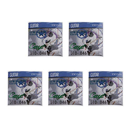 F Fityle 6x Nickel Alloy Guitars Strings E B G D A E for Electric Guitar Accessory _ EW7500_ as described