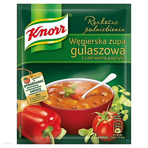 Knorr Goulash Soup  HUNGARIAN Style Pack of 3 _total of 6 portions_ Made in Poland