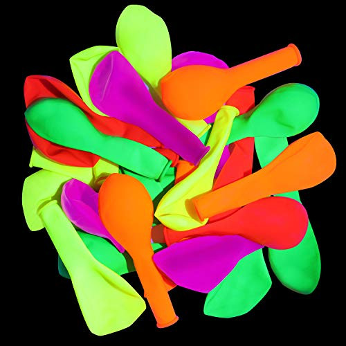 50 Pack Neon Glow Balloons Fluorescent Party Balloons 12inch Glow UV Blacklight Reactive Neon Balloons Glow in The Dark Latex Balloons Fluorescent Glow Party Balloons Wedding Black Light Balloons 50 Pack Neon Glow Balloons Fluorescent Party Balloons 12inch Glow UV Blacklight Reactive Neon Balloons Glow in The Dark Latex Balloons Fluorescent Glow Party Balloons Wedding Black Light Balloons