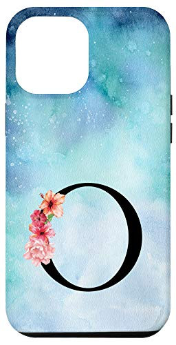 iPhone 12 Pro Max Letter O Floral Monogram Flower Initial Personalized Gift Case