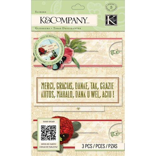 K and Company Beyond Postmarks Botanical Slider