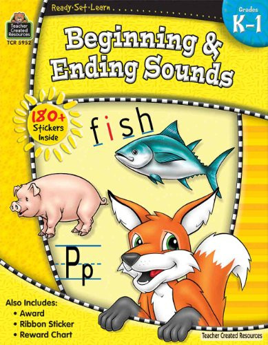 Teacher Created Resources RSL  Beginning  and  Ending Sounds _Gr. K 1_