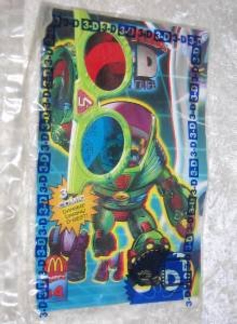 McDonalds ~ SPY KIDS _3_D GAME OVER_  4 ~ JUNI IN ROBOT _Toy and Comic Book_ ~ 2003