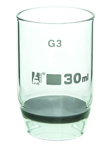 Gooch Crucible_ 30ml _ Sintered Disc_ G_3 Porosity _ Borosilicate Glass _ Eisco Labs