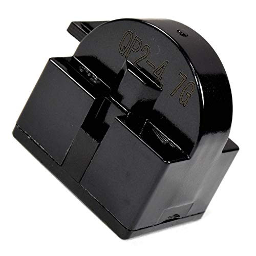 HQRP QP2_4.7 4.7 Ohm 1_Pin PTC Starter Start Relay Replacement for Danby Beverage Centers_ Keg Coolers_ Wine Coolers_ Compact Refrigerators plus HQRP Coaster