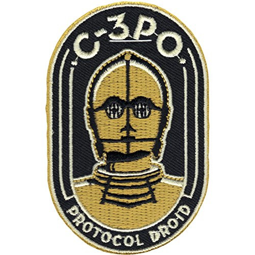 Star Wars Official C_3PO 'Protocol Droid' Force Awakens Lucasfilm Iron On Patch