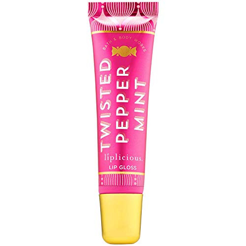 Bath and Body Works Twisted Peppermint Liplicious Lip Gloss 0.47 Fluid Ounce _2018 Edition_