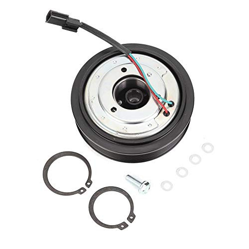 Qiilu CO11200C 92610JM01C AC Compressor Clutch Assembly Kit Fit for 2008 2009 2010 2011 2012 2013 Nissan Rouge L4 2.5L A C Compressor Clutch
