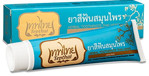 Tepthai Original Herbal Toothpaste? Thai Herbs_gum Problem_freshens Breath_70 G.