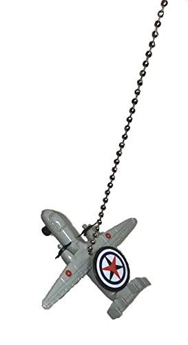 US Military Airplane Fighter Jet air Plane Ceiling Fan Pull Light Chain _Gray Boeing E_2 Sentry AWACS Recon spy Plane_
