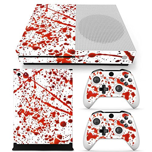 FriendlyTomato Xbox One S Console and Wireless Controller Skin Set - Blood - XboxOne S Vinyl