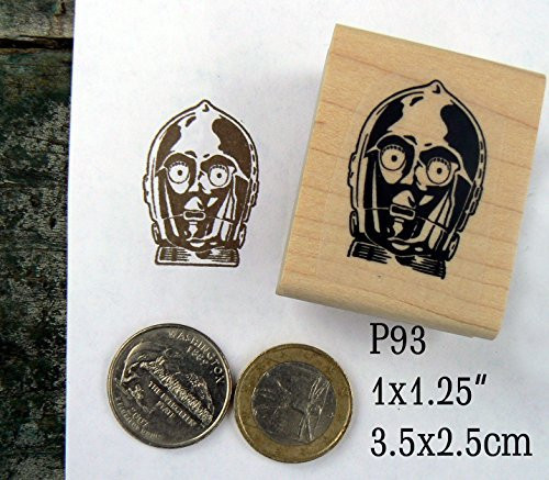 P93 C_3PO Rubber Stamp _ Star Wars