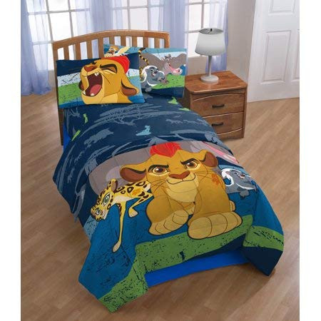 Jay Franco & Sons Disney Junior The Lion Guard Microfiber Soft 4 Piece Full Sheet Set.