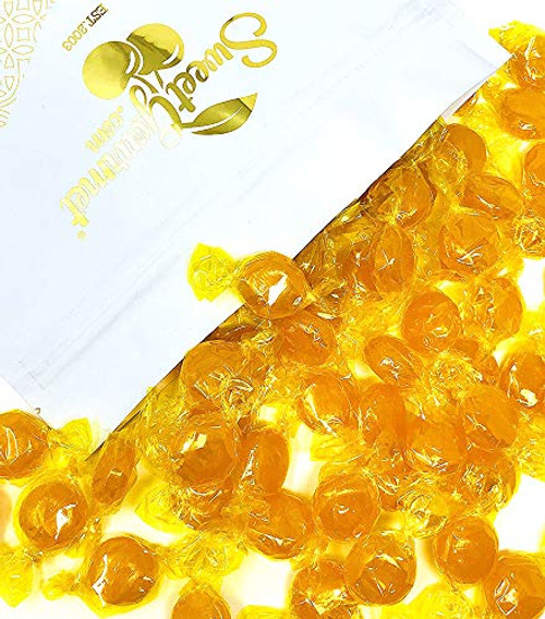 SweetGourmet Butterscotch Buttons _ Arcor Premium Bulk Wrapped Hard Candy _ 3 Pounds