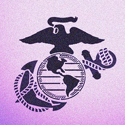 United States Marine Corps Emblem Stencil USMC Military Stencils