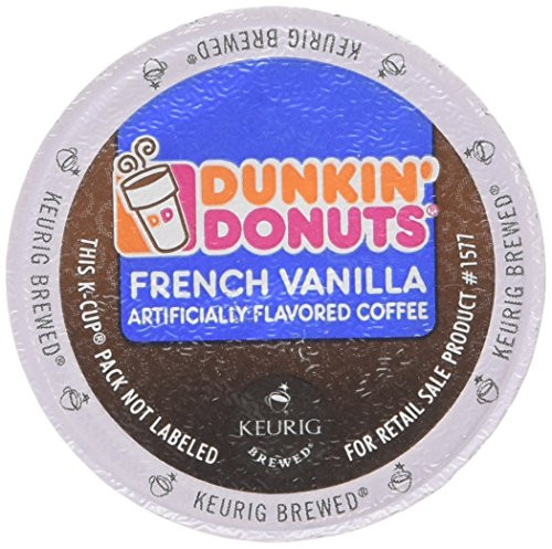 Dunkin Donuts French Vanilla _ Box of 12 Kcups for Use in Keurig Coffee Brewers