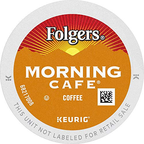 Folgers Morning Cafe Mild Roast Coffee_ 12 Keurig K_Cup Pods