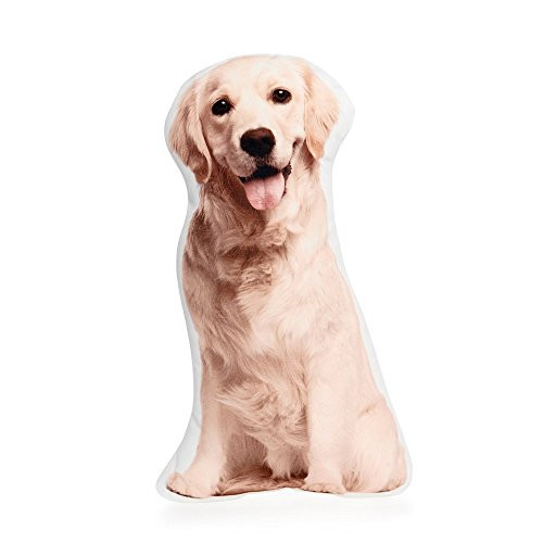Cushion Co - Golden Retriever Shaped Pillow 16" x 12" Cushion Co - Golden Retriever Shaped Pillow 16" x 12"