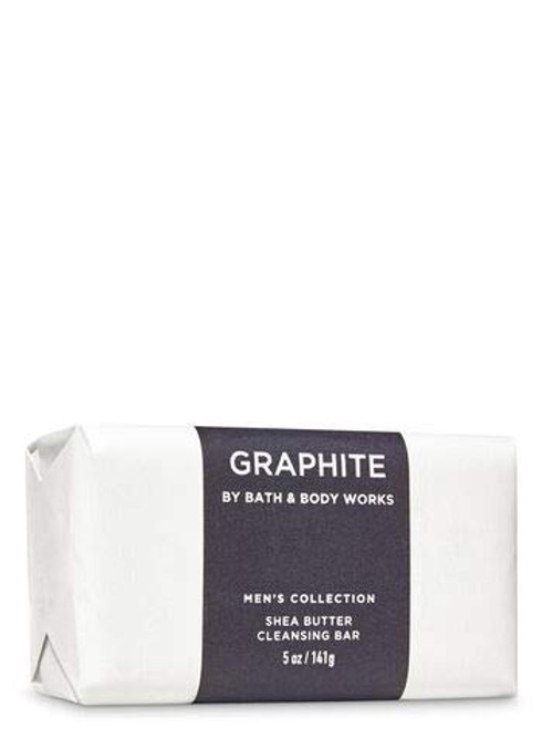 Bath and Body Works GRAPHITE For Men Shea Butter Cleansing Bar 4.2 oz Bath and Body Works GRAPHITE For Men Shea Butter Cleansing Bar 4.2 oz