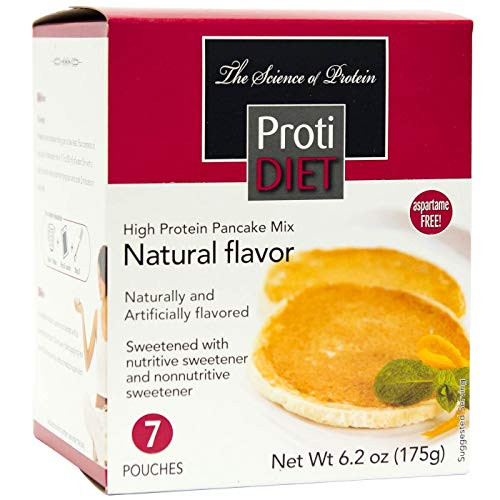 ProtiDiet Pancakes _ Plain _7 Box_ _ High Protein 15g _ Low Calorie _ Low Fat