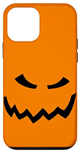 iPhone 12 mini Scary Jack O Lantern Orange Pumpkin Face Halloween Costume Case