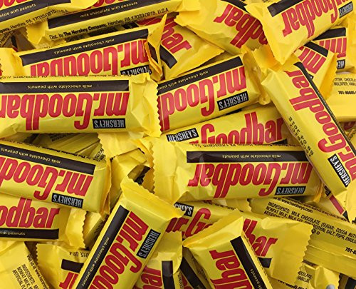 Mr. GoodBar Milk Chocolate Candy Bars_ Milk Chocolate with Peanuts Snack Size _Pack of 2 Pounds_ Mr. GoodBar Milk Chocolate Candy Bars_ Milk Chocolate with Peanuts Snack Size _Pack of 2 Pounds_