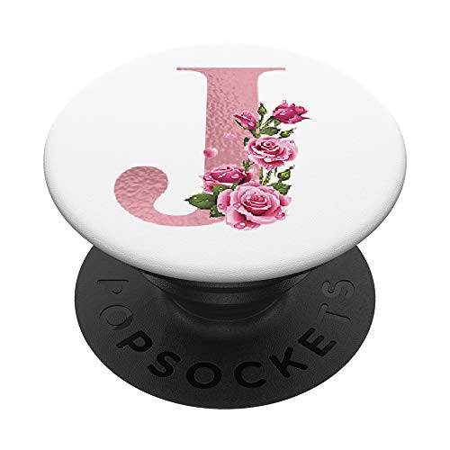 Monogram Letter J for girls with first Name Initial J PopSockets PopGrip Swappable Grip for Phones and Tablets Monogram Letter J for girls with first Name Initial J PopSockets PopGrip Swappable Grip for Phones and Tablets