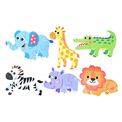 BARMI Cartoon Animal Vehicle Design Wooden Puzzle Jigsaw Kids Educational Toy Gift_Perfect Child Intellectual Toy Gift Set E BARMI Cartoon Animal Vehicle Design Wooden Puzzle Jigsaw Kids Educational Toy Gift_Perfect Child Intellectual Toy Gift Set E